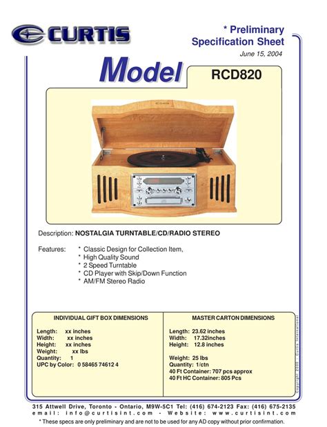 curtis international manual